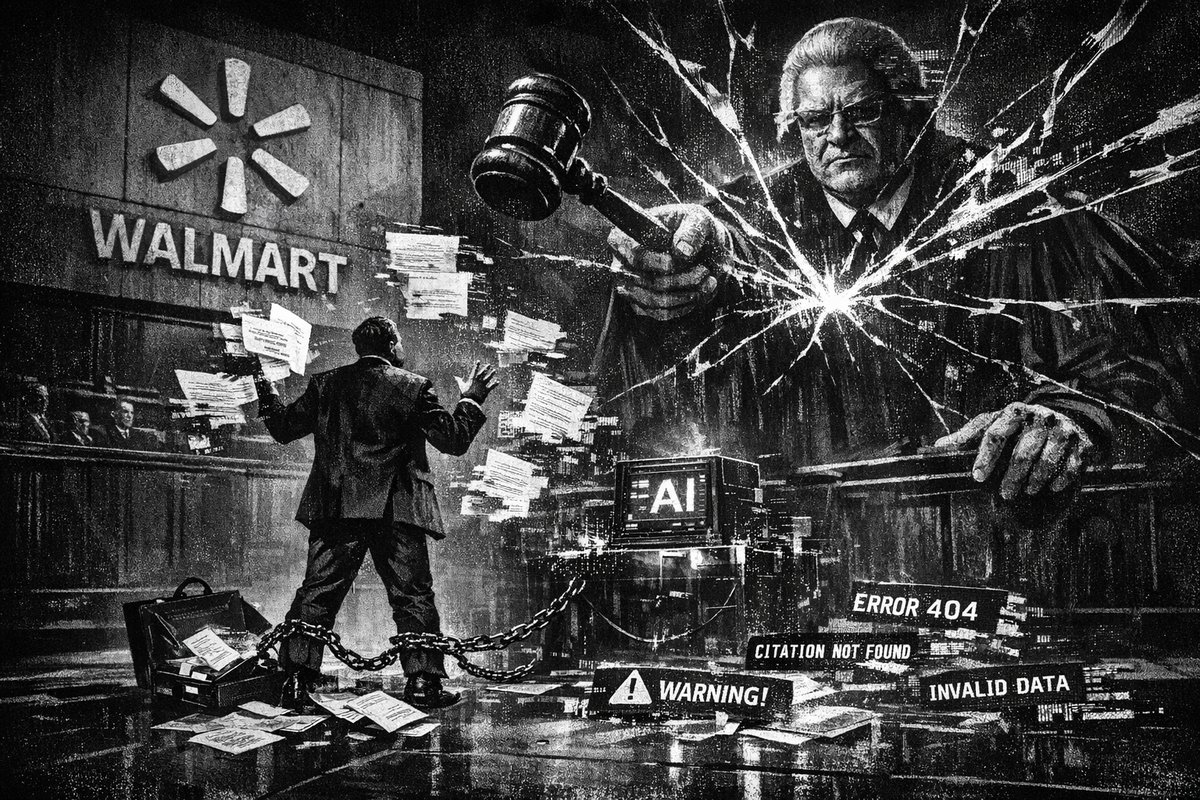 Gavel and laptop computer representing AI technology in legal practice and courtroom proceedings