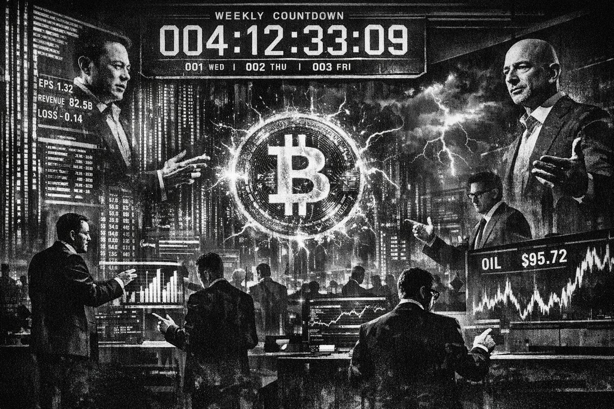 Digital illustration showing Bitcoin symbol with Big Tech company logos and financial charts indicating market correlation and growth potential