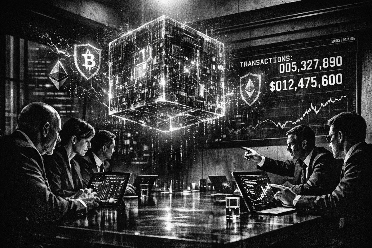 Abstract digital visualization of quantum computing circuits overlaying blockchain network nodes, representing the intersection of quantum technology and cryptocurrency security