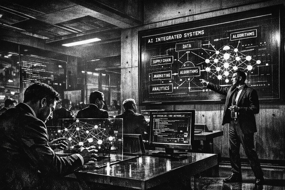 Students working collaboratively on computers in a modern AI training workshop at a community college setting