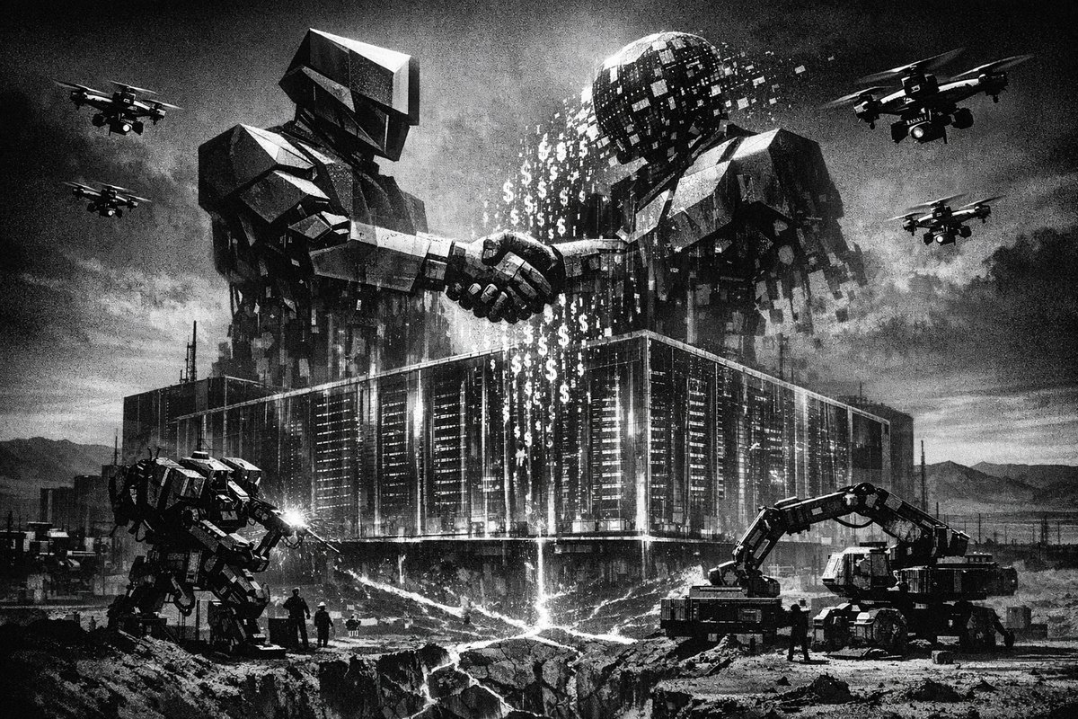 Modern data center facility with rows of servers and networking equipment representing AI infrastructure investment