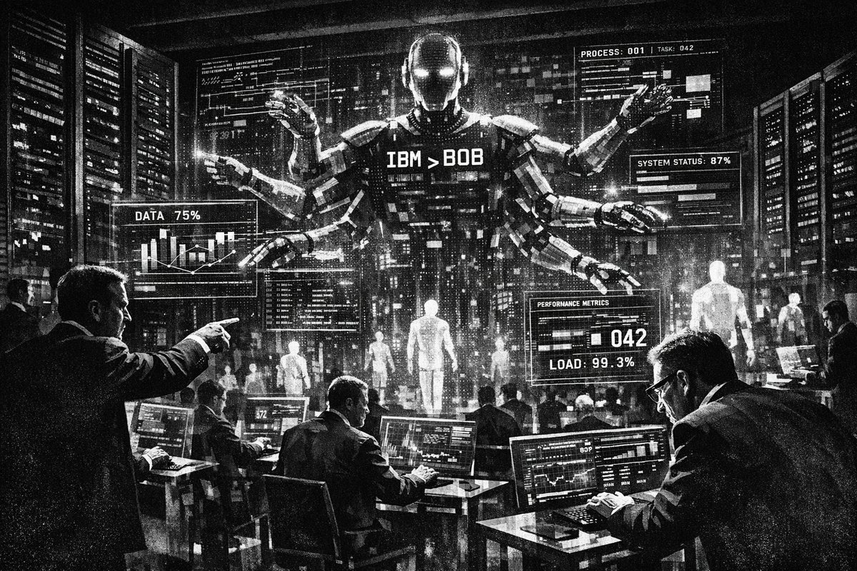 IBM Think 2026 conference stage with agentic AI technology displays and enterprise automation demonstrations