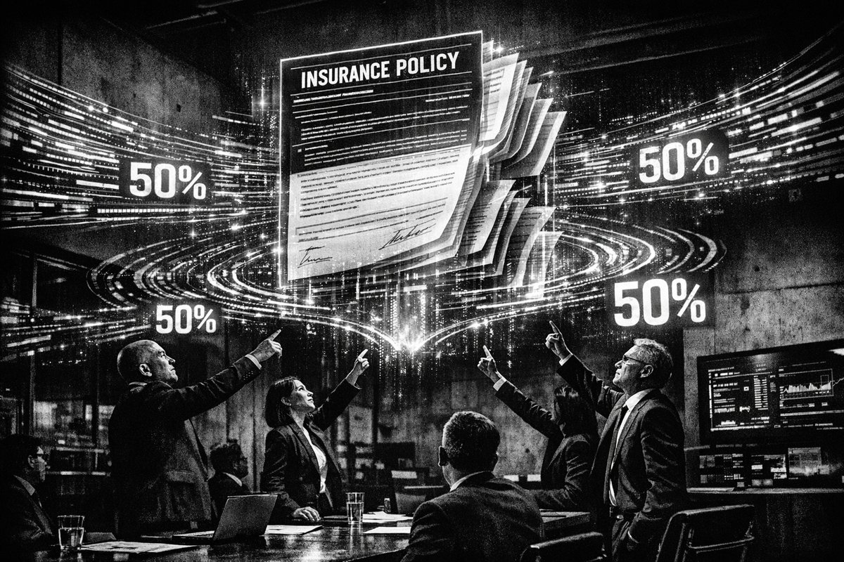 Digital transformation concept showing modern insurance technology interface with automated processes and streamlined user experience
