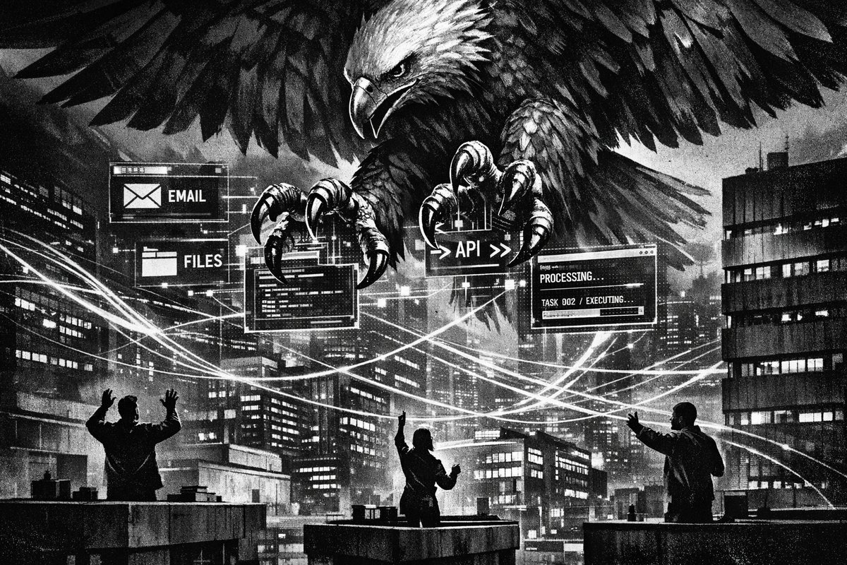 OpenClaw AI agent interface showing automated task execution across multiple applications and system tools