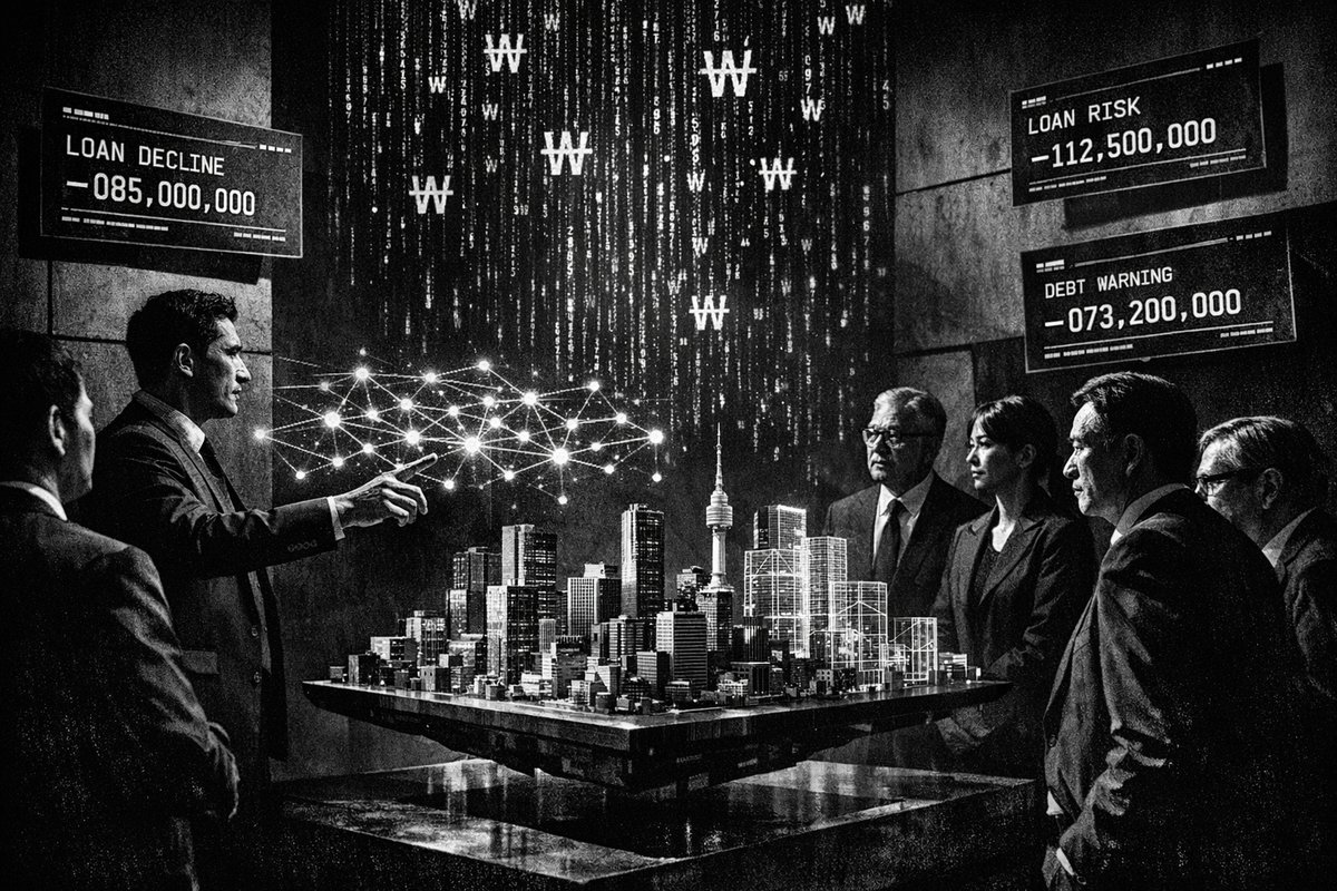 Modern Seoul skyline with construction cranes and high-rise buildings representing South Korea's real estate development sector