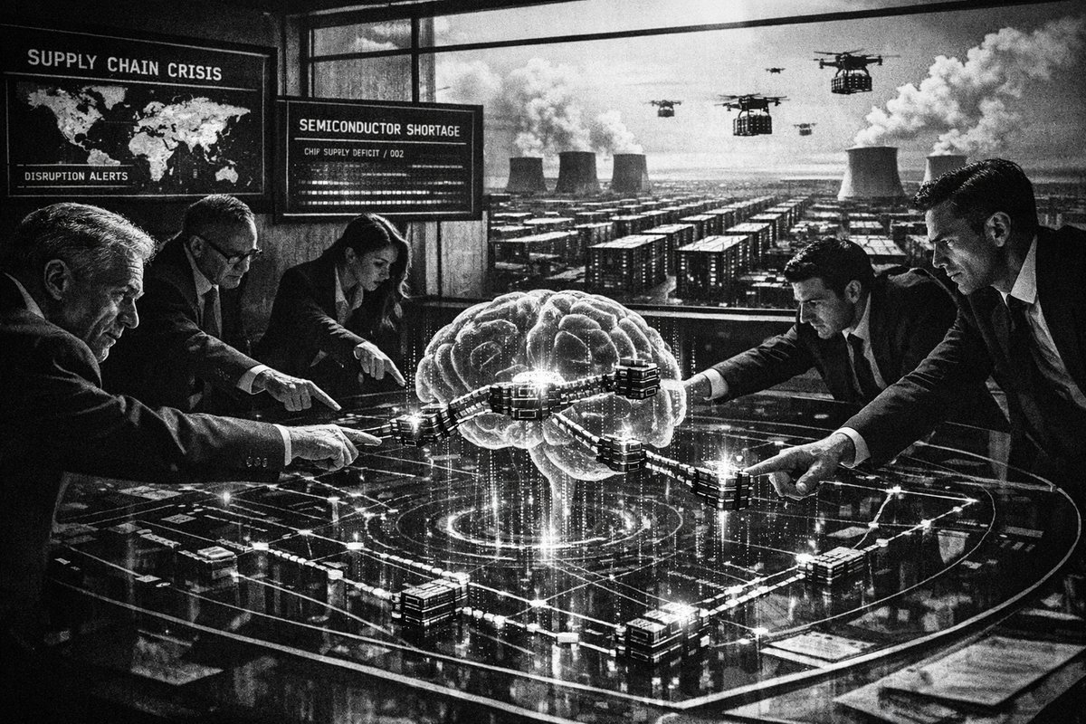 Computer memory chips and semiconductors arranged on a circuit board, representing the global memory shortage affecting AI and consumer electronics