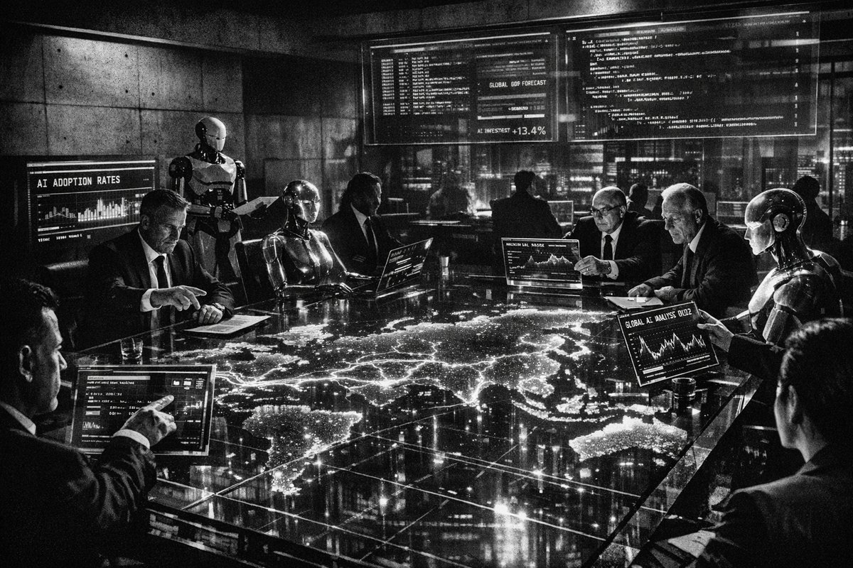 Digital network nodes and connections representing AI culture integration across organizations and nations