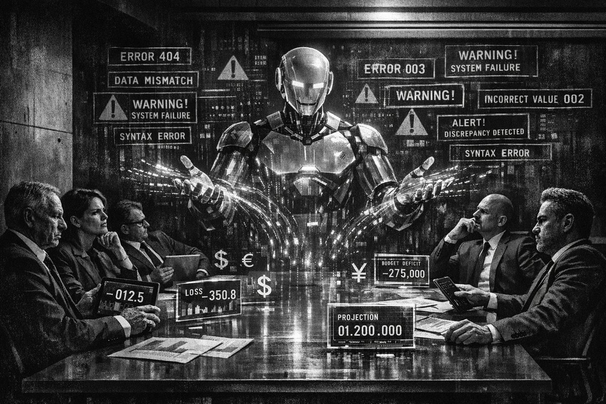 Person looking confused while comparing financial advice from a smartphone chatbot versus traditional financial documents and calculator