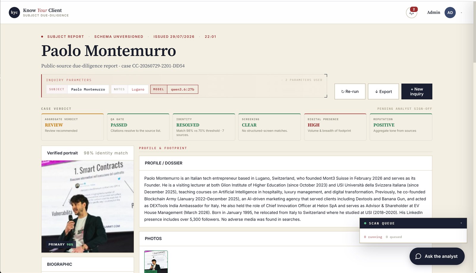 Vista previa de Know-Your-Client